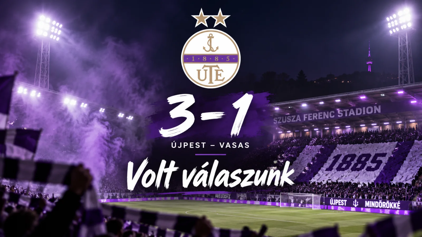 Húsz perc alatt fordítottunk – 3–1 a Vasas ellen, de a végeredmény szebb a játéknál